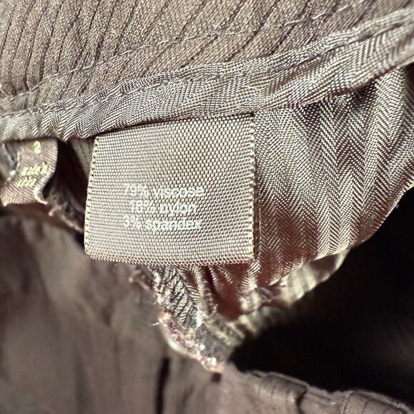 The Limited Womens Shorts Sz 2 Brown Ribbed Y2K Spring Summer Earthcore Neutral - Picture 5 of 6